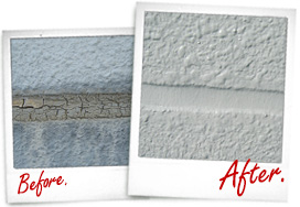 目地割れ補修：Before→After