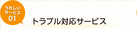 トラブル対応サービス