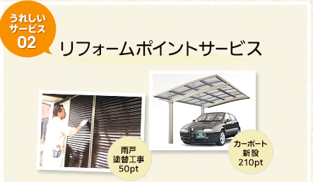 リフォームポイントサービス