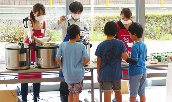 第8回オンテくん子ども食堂開催。雨ニモマケズ・・・